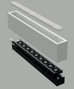 9396 watt - Wit RAL9016