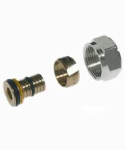 Heimeier radiator aansluit koppeling - 14 x 2 mm 3/4 Euroconus Universeel