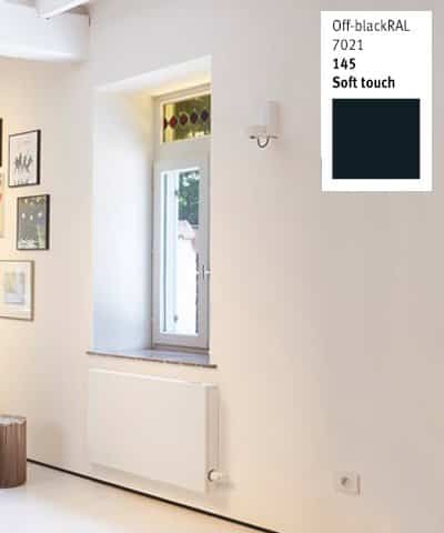 Jaga Strada radiator Zwart - 350 x 900 mm, 711 W - Afbeelding 6