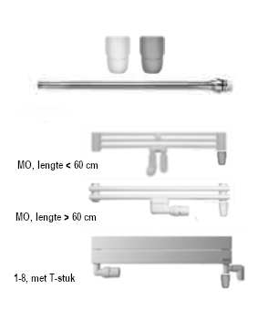 Vasco radiator elektropatroon - 750 Watt BAS connector