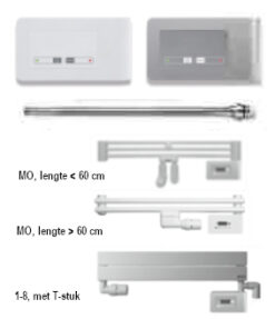 Vasco radiator elektropatroon - 750 Watt E-V-RF